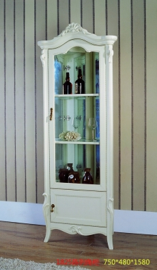 1825陈列角柜百合臻品