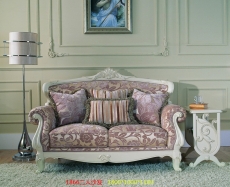 1866二人沙发百合臻品