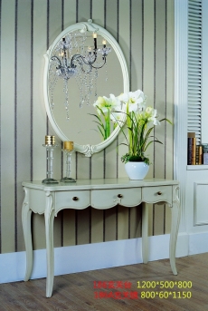 186A玄关镜百合臻品