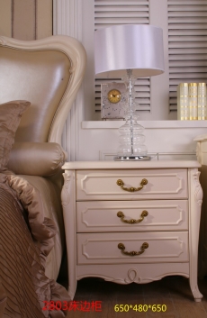 2803床边柜百合臻品