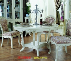 2812圆餐桌百合臻品