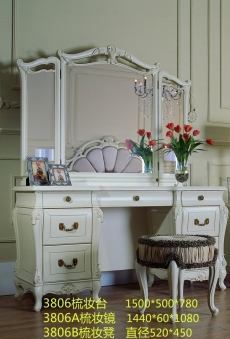 3806B梳妆凳百合臻品