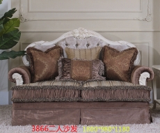 3866双人沙发百合臻品