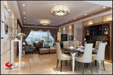 品上效果图03026-02(13)客餐厅 品上效果图03026-02(13)客餐厅