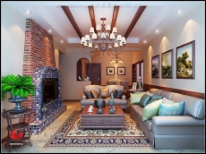 品上效果图03052-07(13)客餐厅 品上效果图03052-07(13)客餐厅