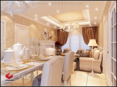 品上效果图03062-04(13)客餐厅 品上效果图03062-04(13)客餐厅