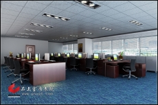 品上效果图11009-03(13)开放办公区 品上效果图11009-03(13)开放办公区